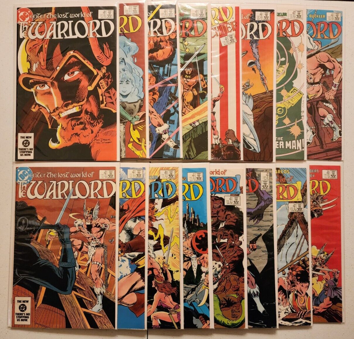 DC Comics WARLORD #80-106 complete run, Annual #1-5 - lot of 32 comics