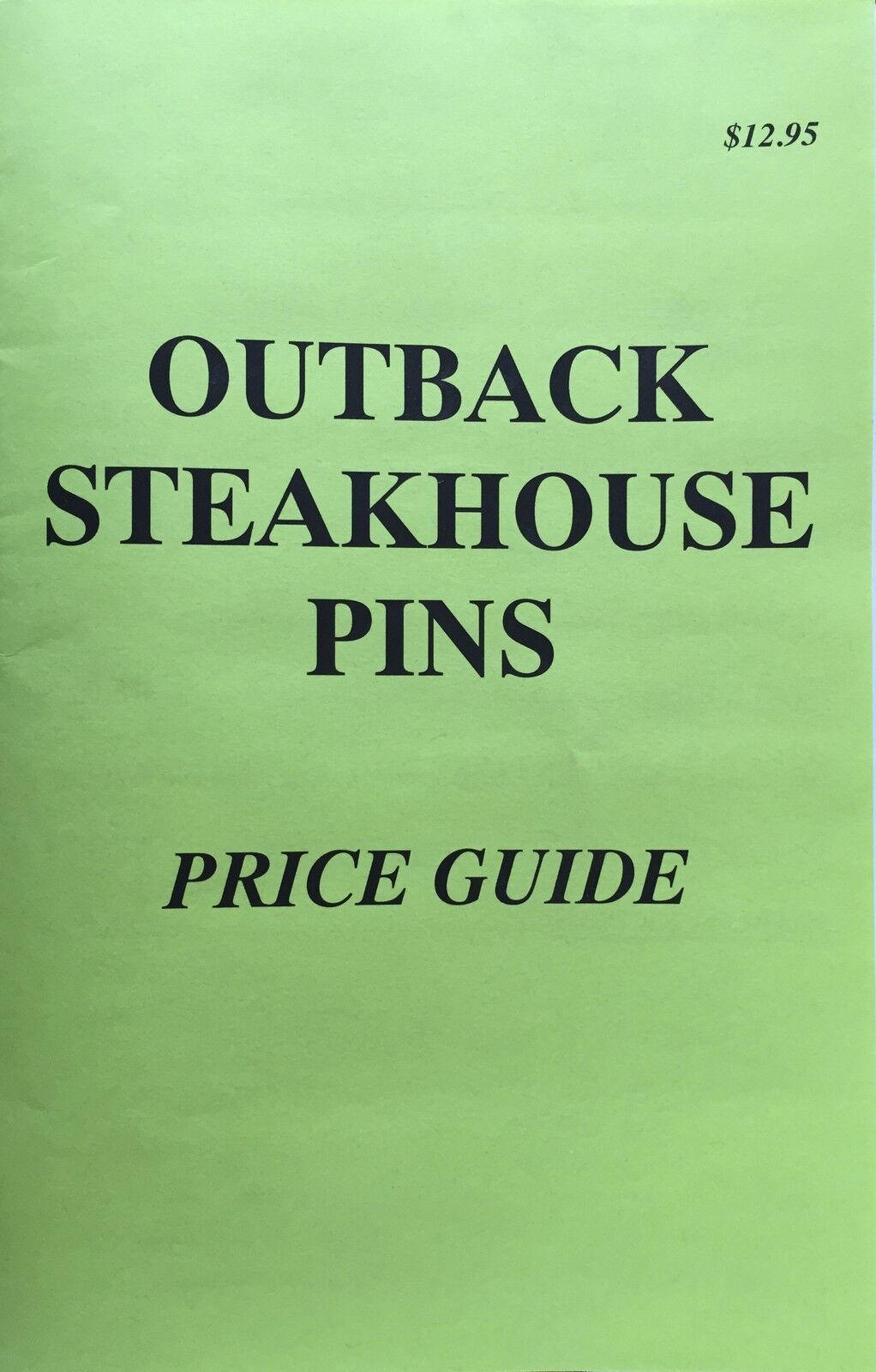 Outback Steakhouse Pins - Price Guide