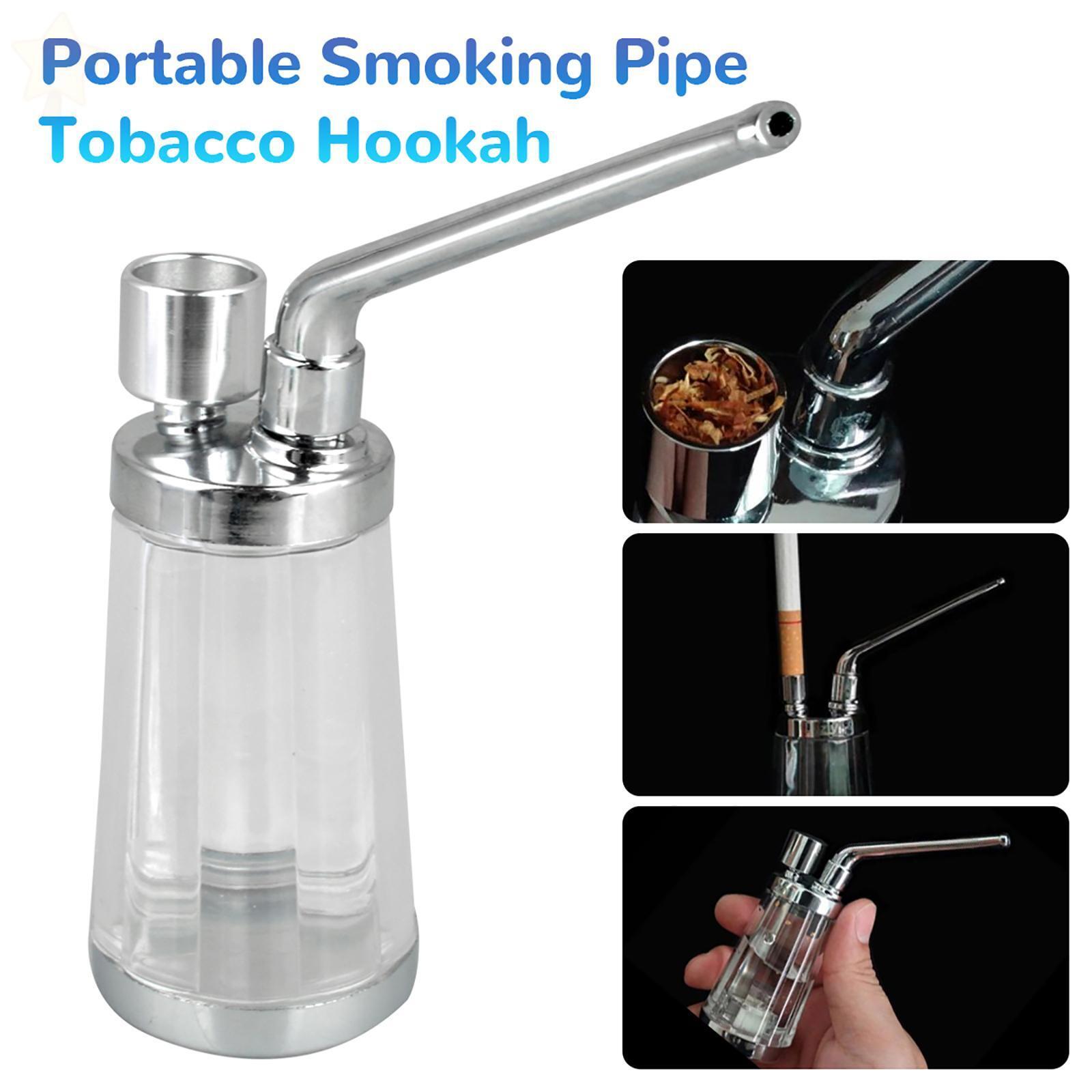 Portable Water Bong Smoke Pipe Smoking Pipes Mini Small Tobacco Hookah Shisha US