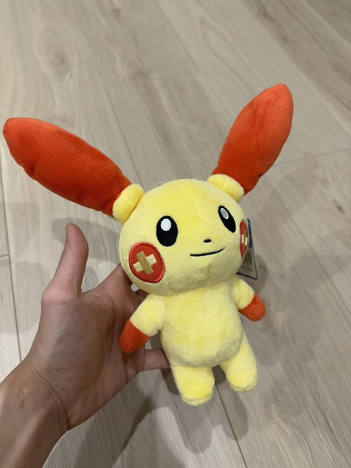 Pokemon Plusle Plush | Tomy Nintendo Creatures | Stuffed Animal Toy Plushie