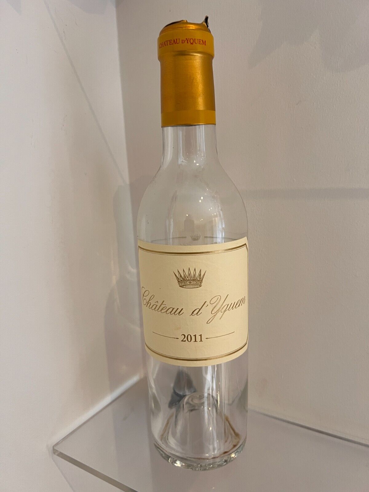 Chateau D\'Yquem 2011 Wine bottle 1/2 bottle size #3