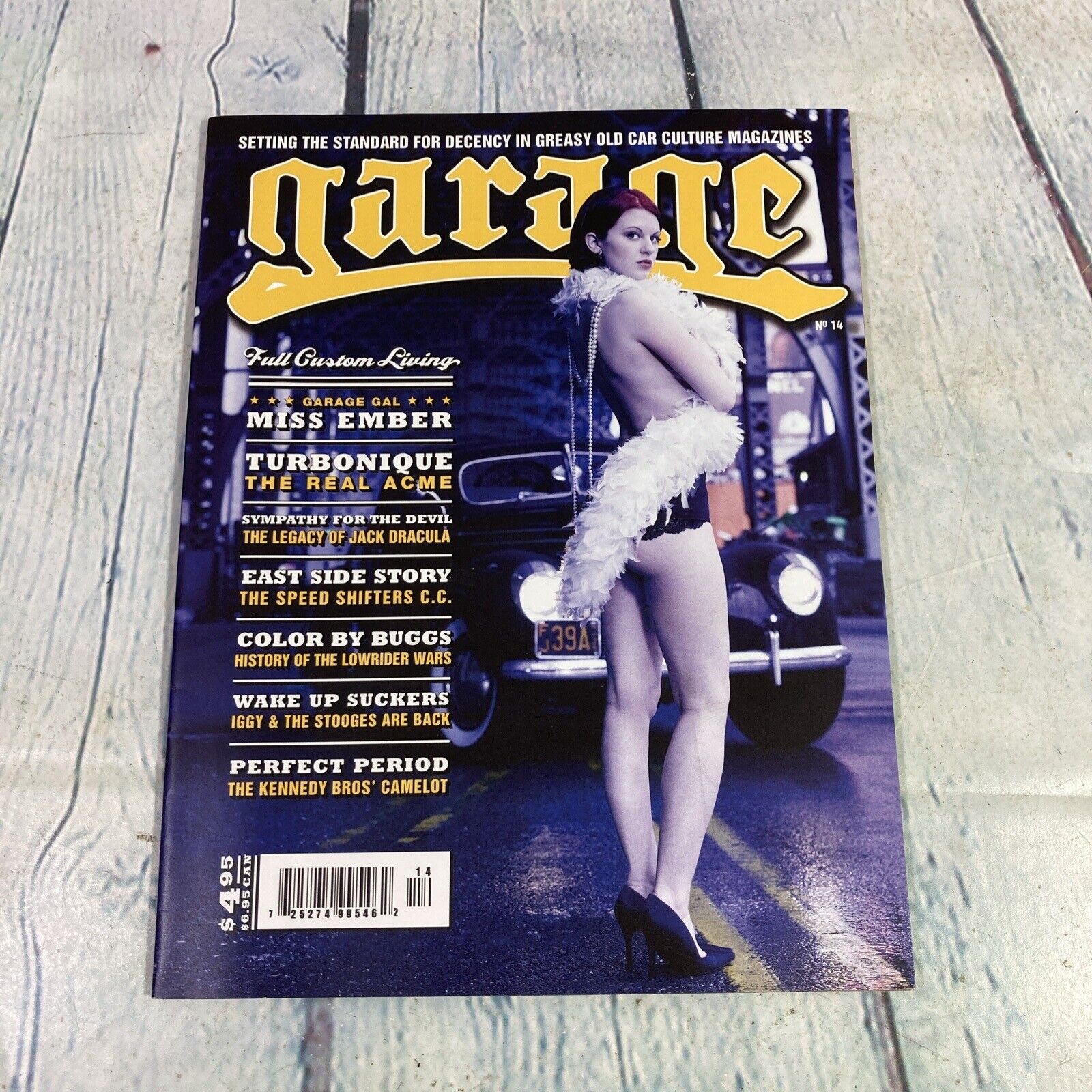 Garage Magazine Issue #14 Hot Rod Custom Cars Bikes Sexy Pin up Gal Miss Ember