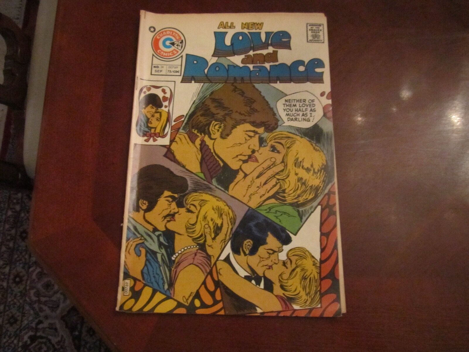 12 (1970\'S) COMICS BOOKS - CHARLTON COMICS TEEN CONFESSION, SECRET ROMANCE - MP