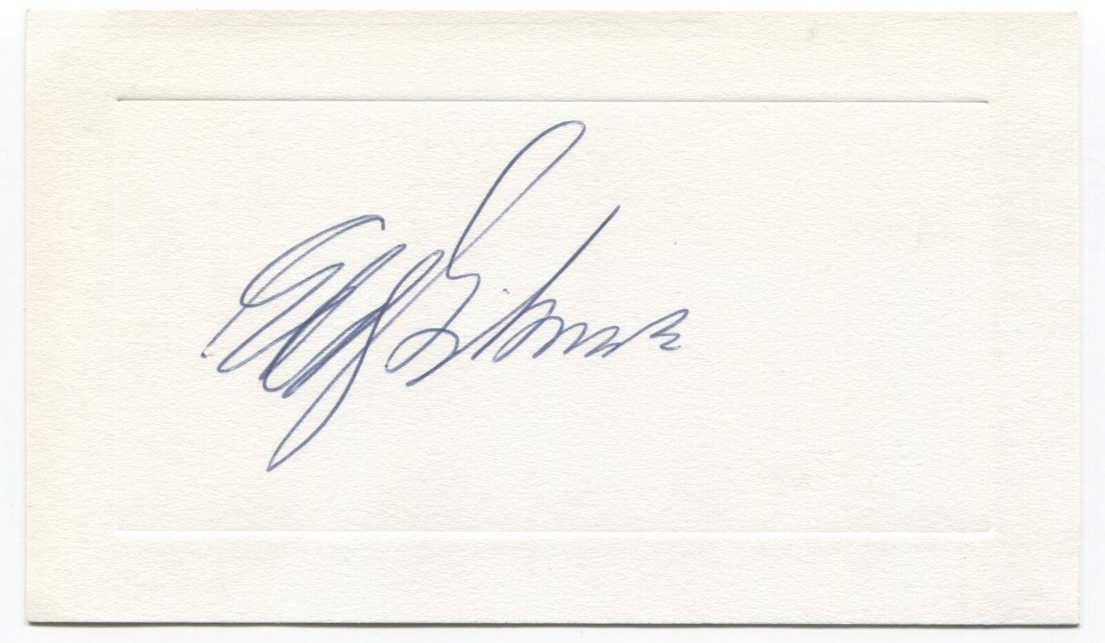 Eddy Gilmore Signed Card Autographed Signature Pulitzer Prize Winning Reporter