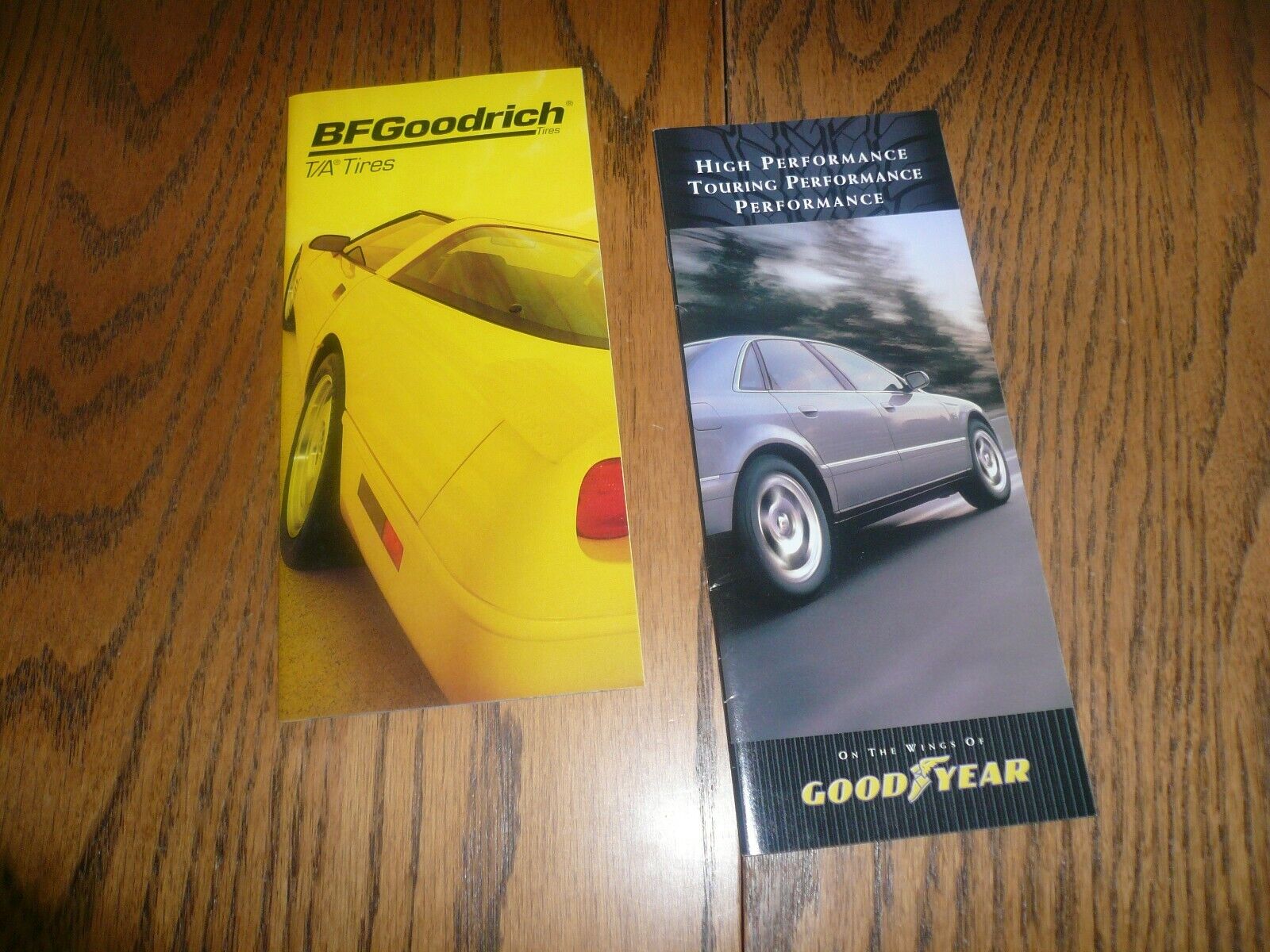 Two Tire Booklets Goodyear and BF Goodrich 