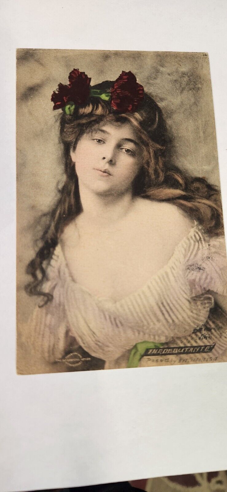 Actress Evelyn Nesbit THE DEBUTANTE c1907 Postcard