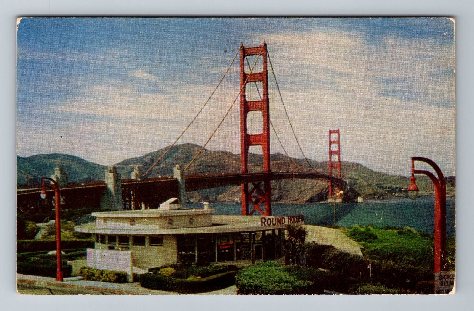 San Francisco CA-California, Round House Restaurant Toll Plaza Vintage Postcard