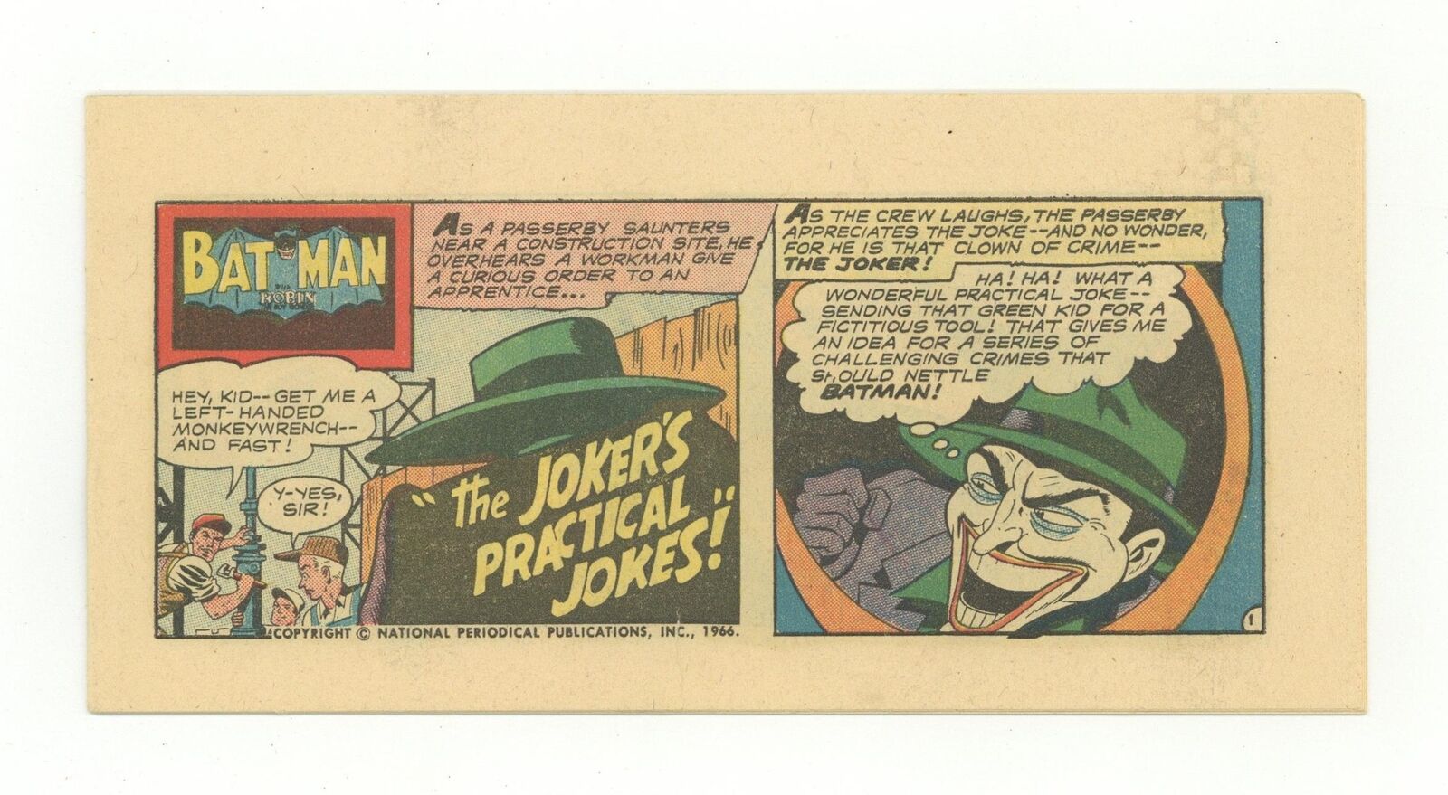 Batman #1 VG/FN 5.0 1966