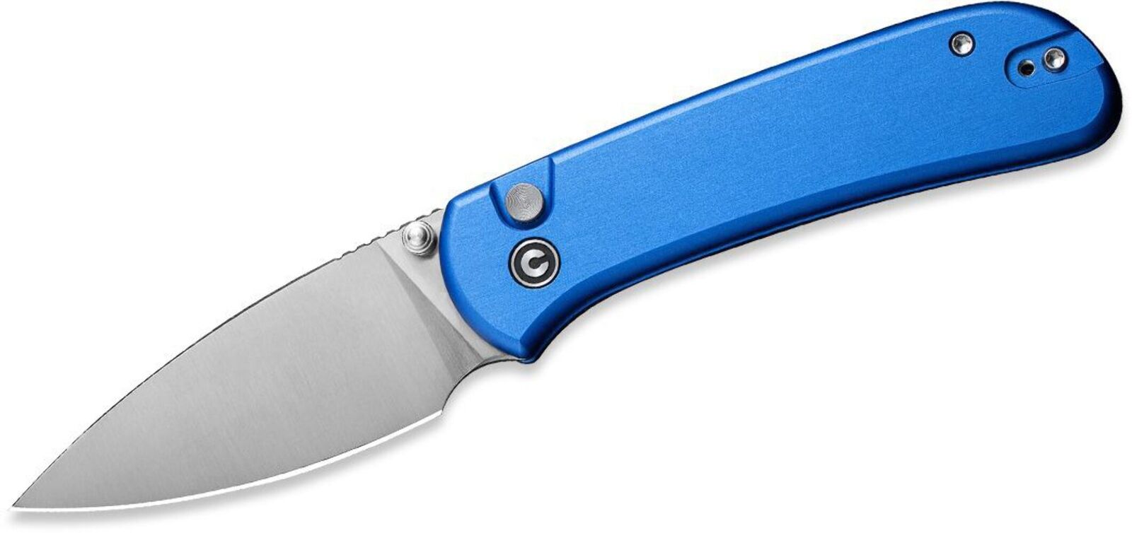 CIVIVI Qubit Button Lock Knife Blue Aluminum (2.98\