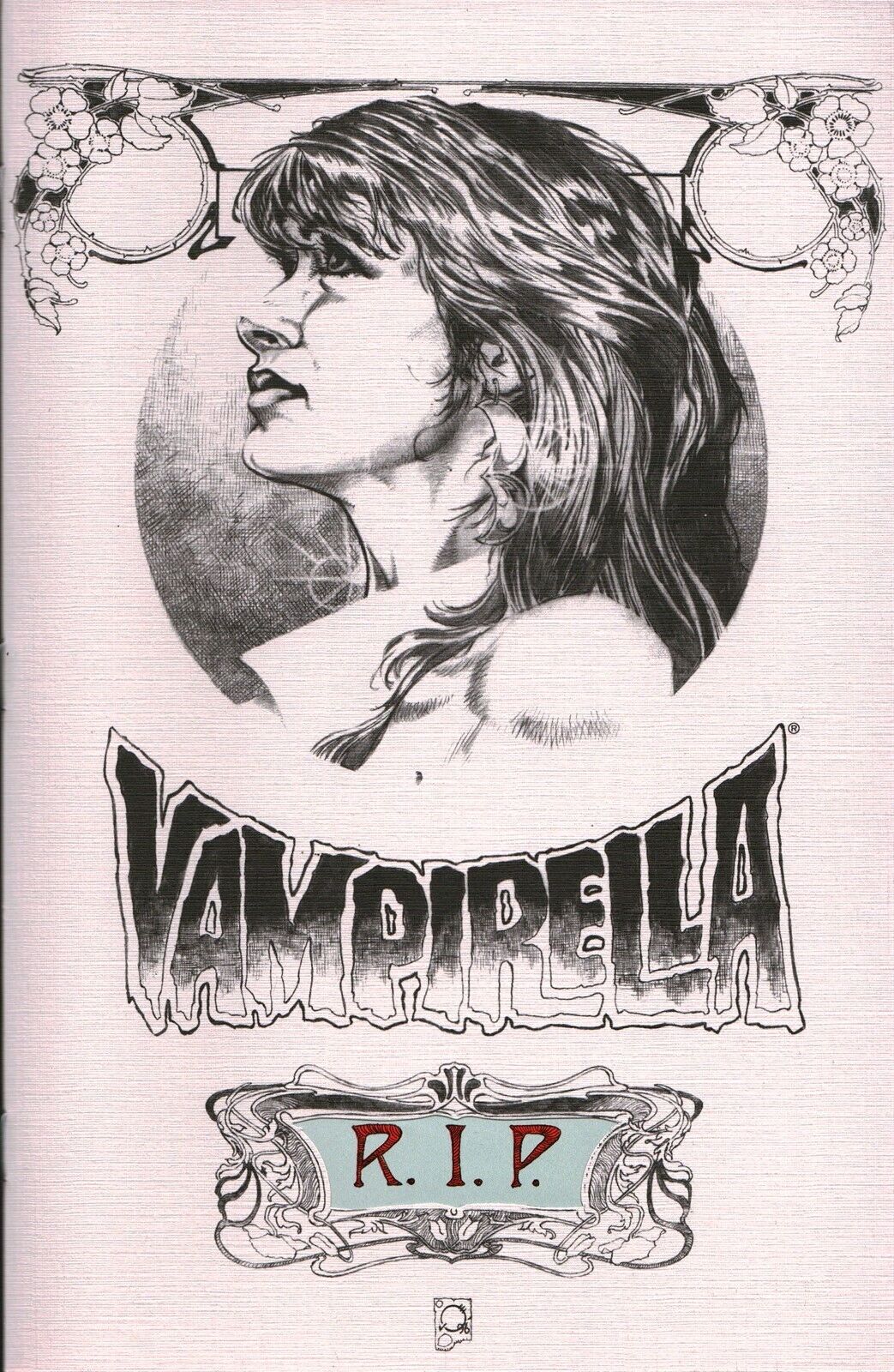 Harris Comics Vampirella Lives Comic Book #1 (1996) Rare Cloth Variant Cover