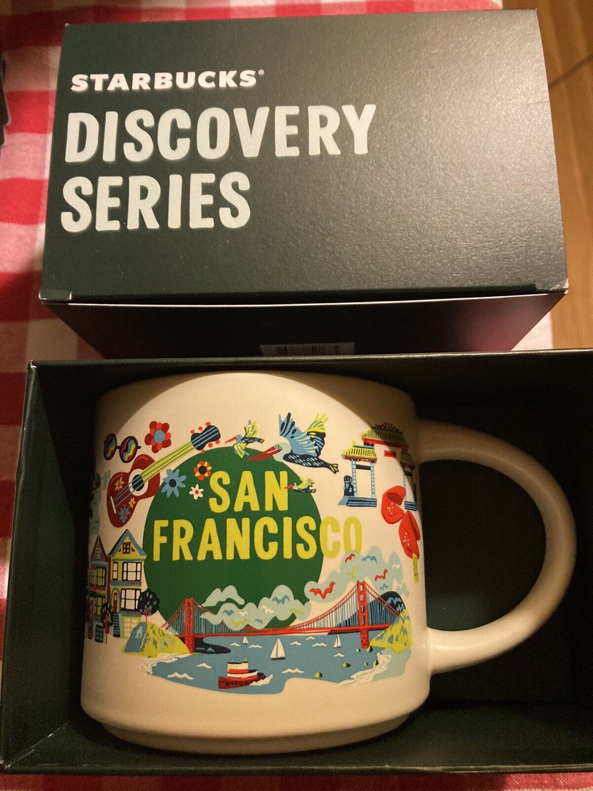 2024 Starbucks San Francisco 14oz. Ceramic Mug Discovery Series New In Box w Tag