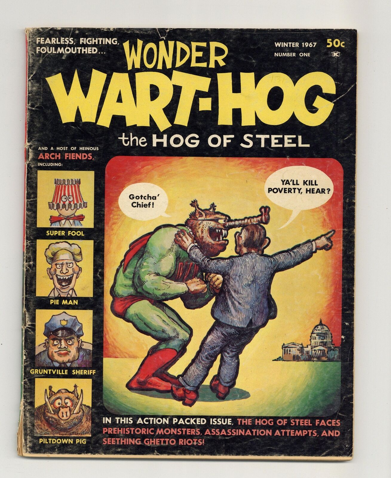 Wonder Wart-Hog Magazine #1 GD 2.0 1967