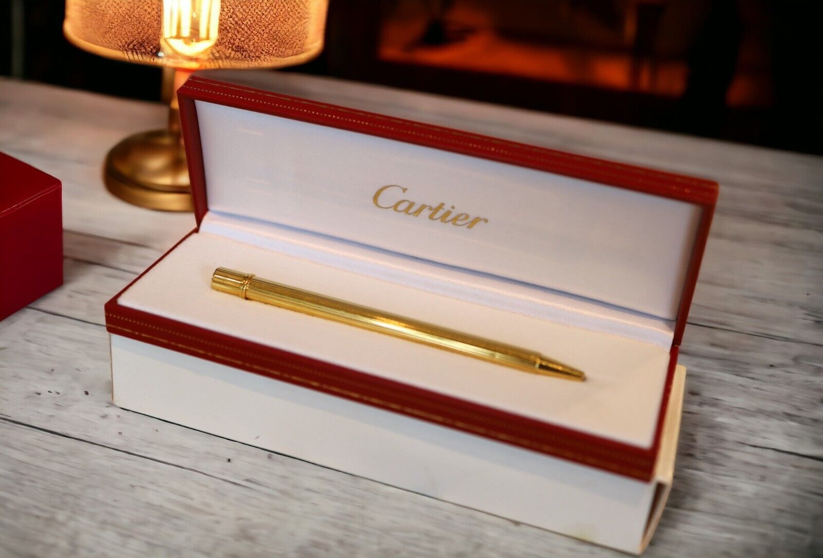 Must de Cartier Gold Plated Ballpoint Pen Signatore ST150090