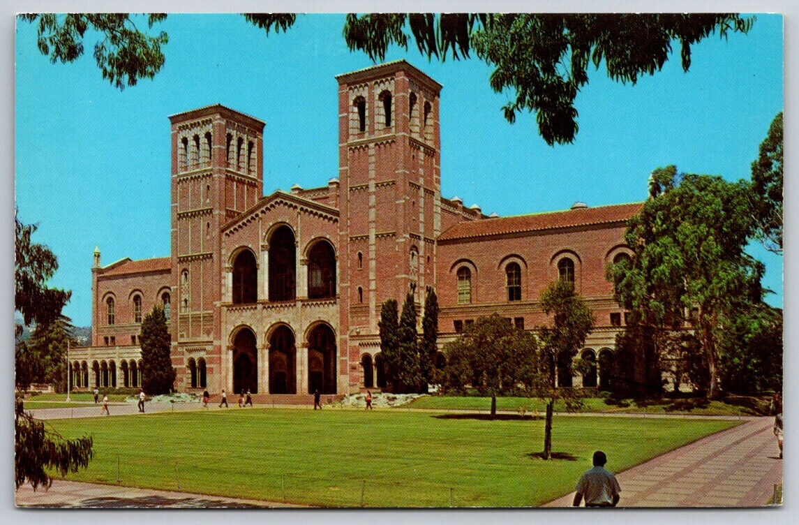 UCLA Royce Hall University California Los Angeles Postcard Chrome