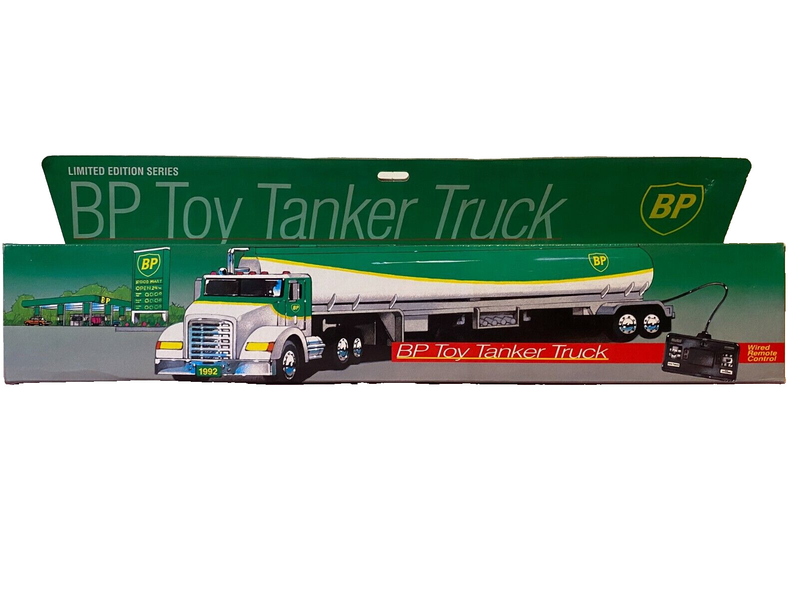 1992 BP Wired Remote Control Toy Tanker Truck. Limited Edition-New.