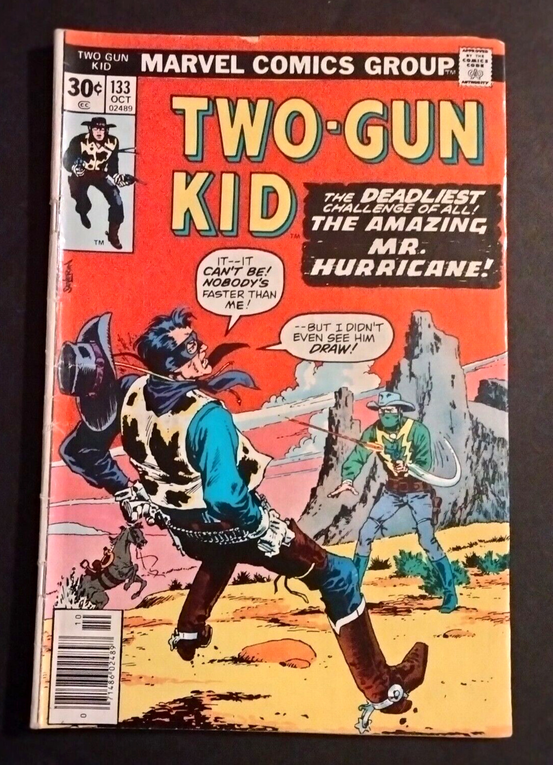 Two-Gun Kid #133 Marvel Comic Book 1st App. of Mr. Hurricane - Reprint