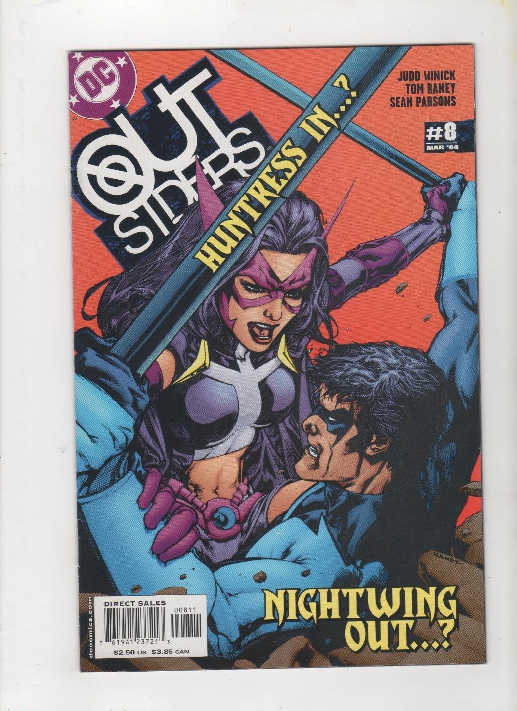 Outsiders #8, 1st Appearance Sabbac, VF 8.0, 1st Print, 2004, See Scans
