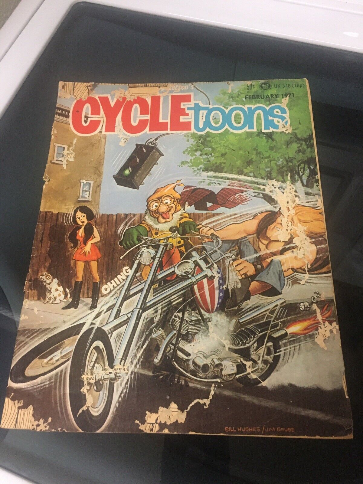Vintage Cycle Toons February 1971