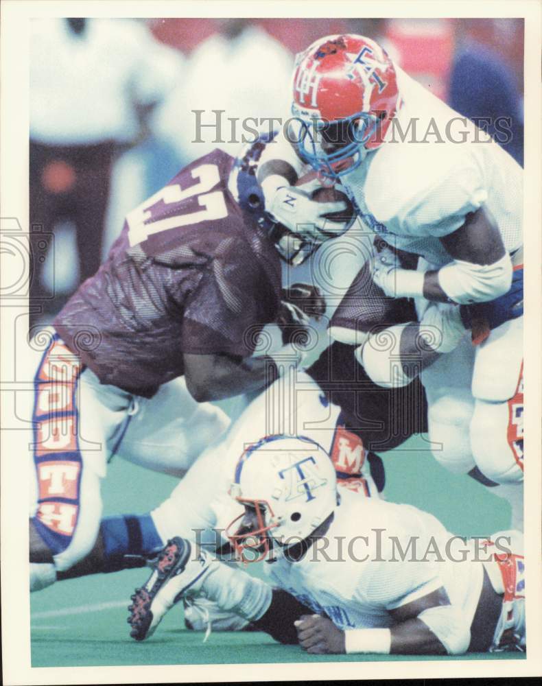 1990 Press Photo University of Houston football player Broderick Graves