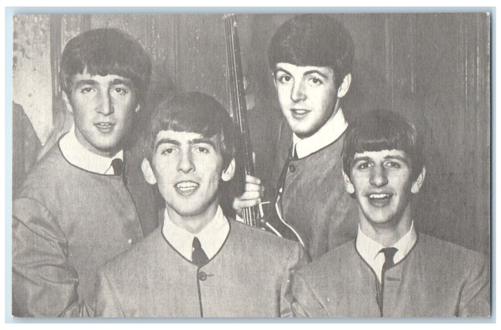 1964 The Beatles Rock Band Musicians John Lennon Formed In Liverpool Postcard