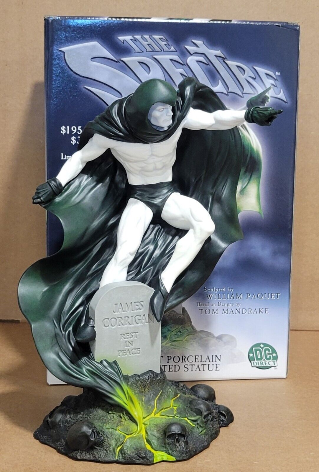 DC Direct Paquet The Spectre Limited Edition Full Size Statue 0474/1200