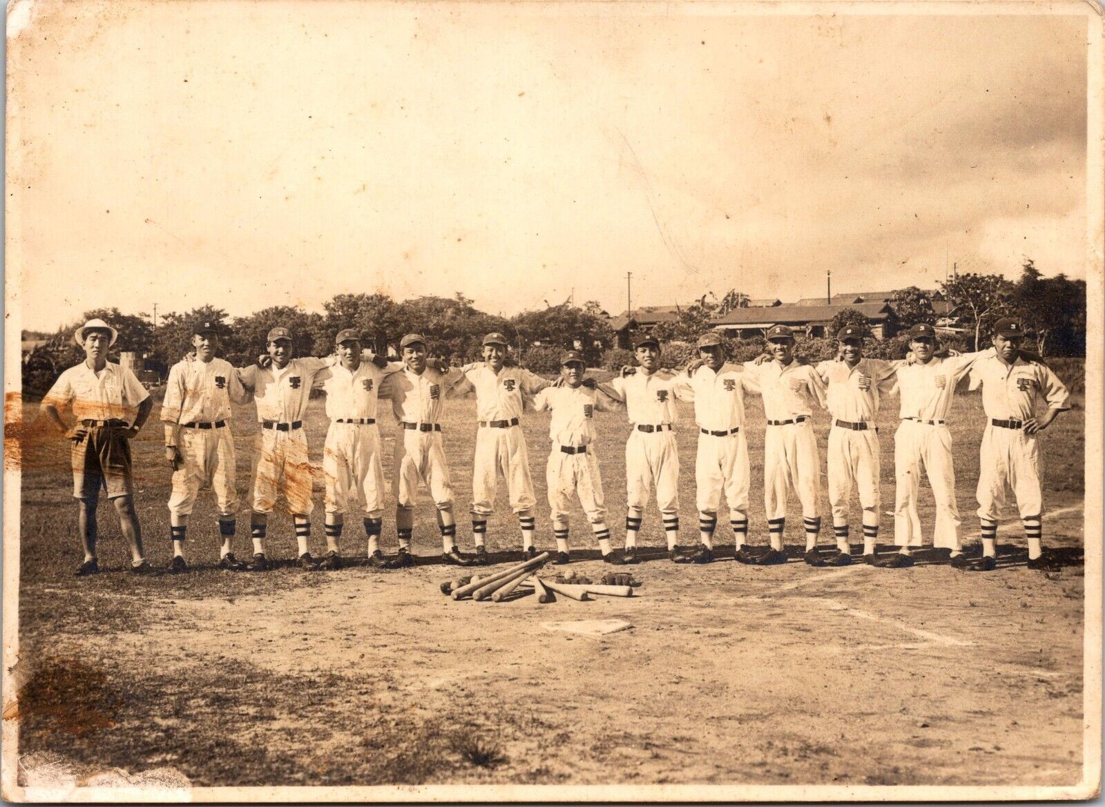 Japanese Baseball Team Photo Postcard #2