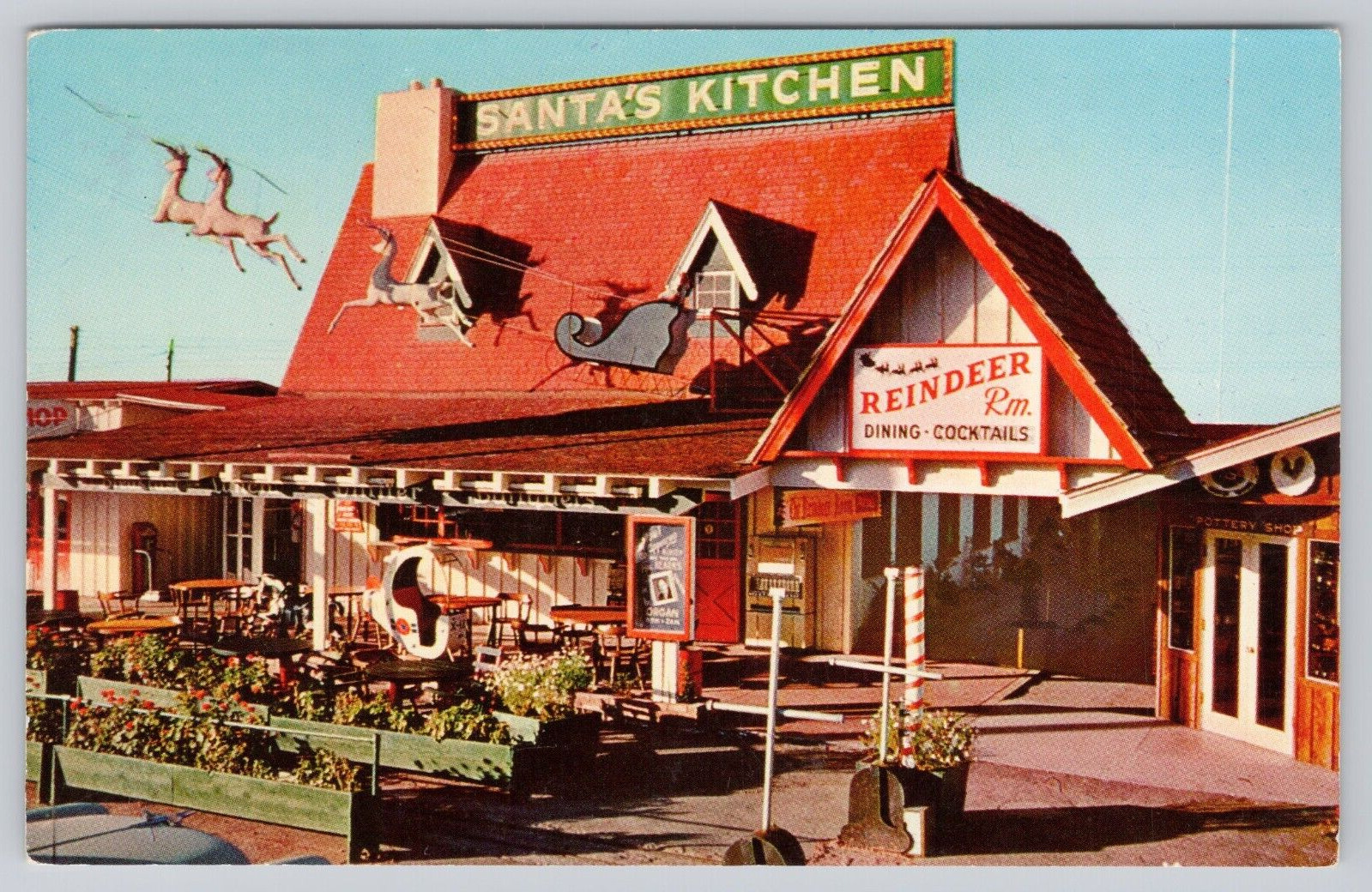 Post Card Santa\'s Kitchen Samta Claus, California I156