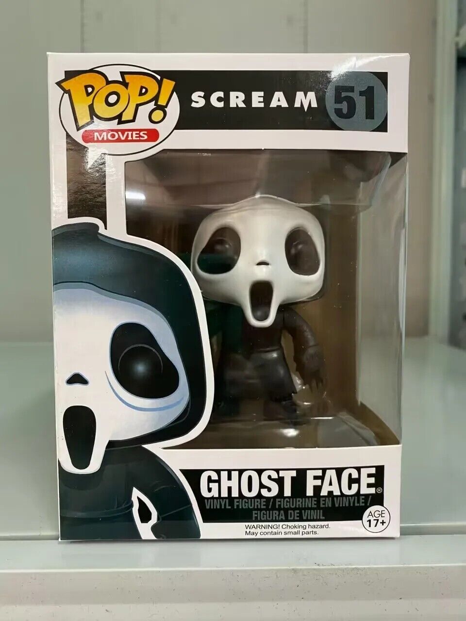 Pop Scream 51#Ghost Face Exclusive Vinyl Action Figure Model Toys Gifts-Limited
