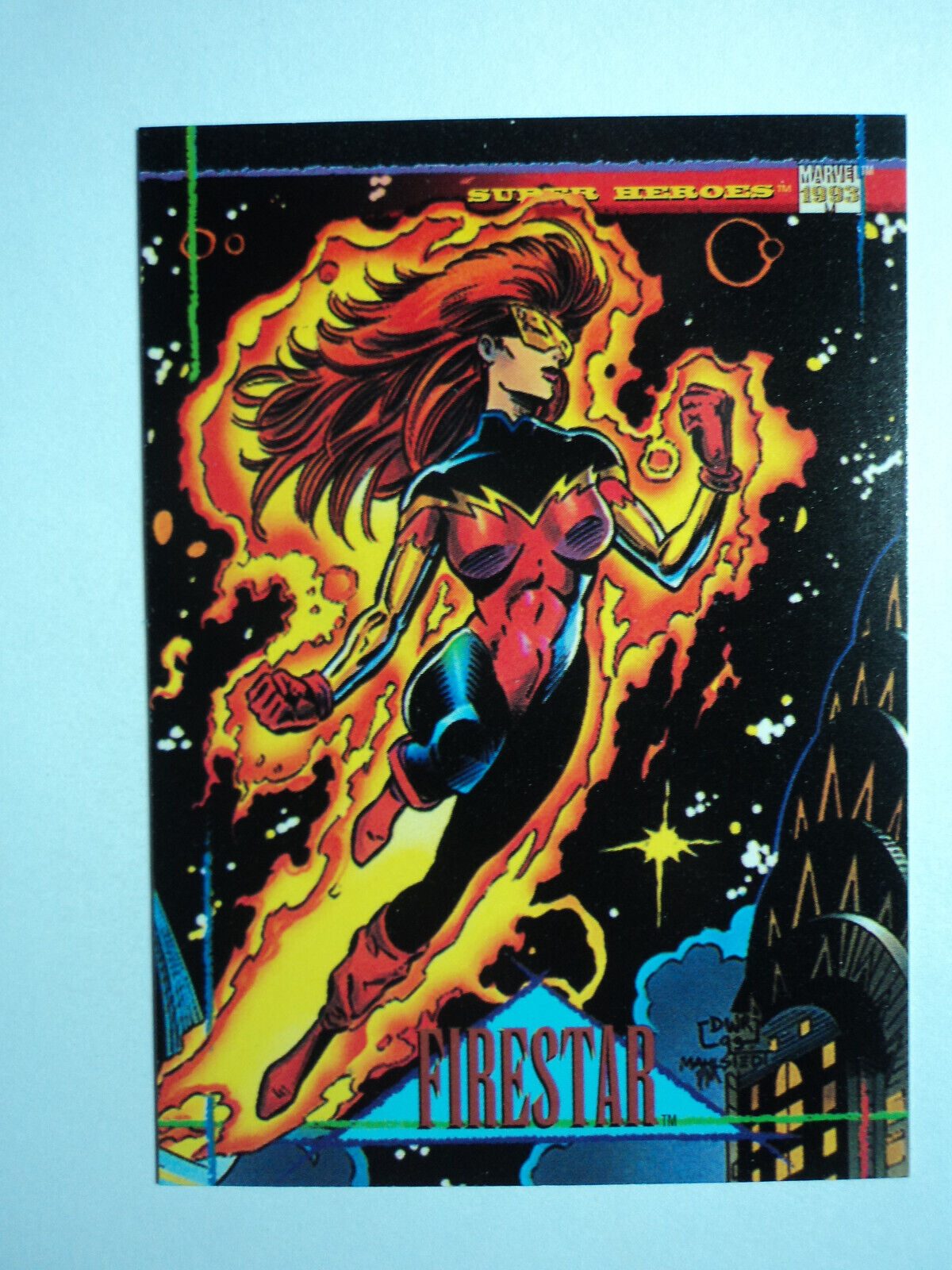 1993 MARVEL UNIVERSE IV - BASE CARD - # 20  FIRESTAR