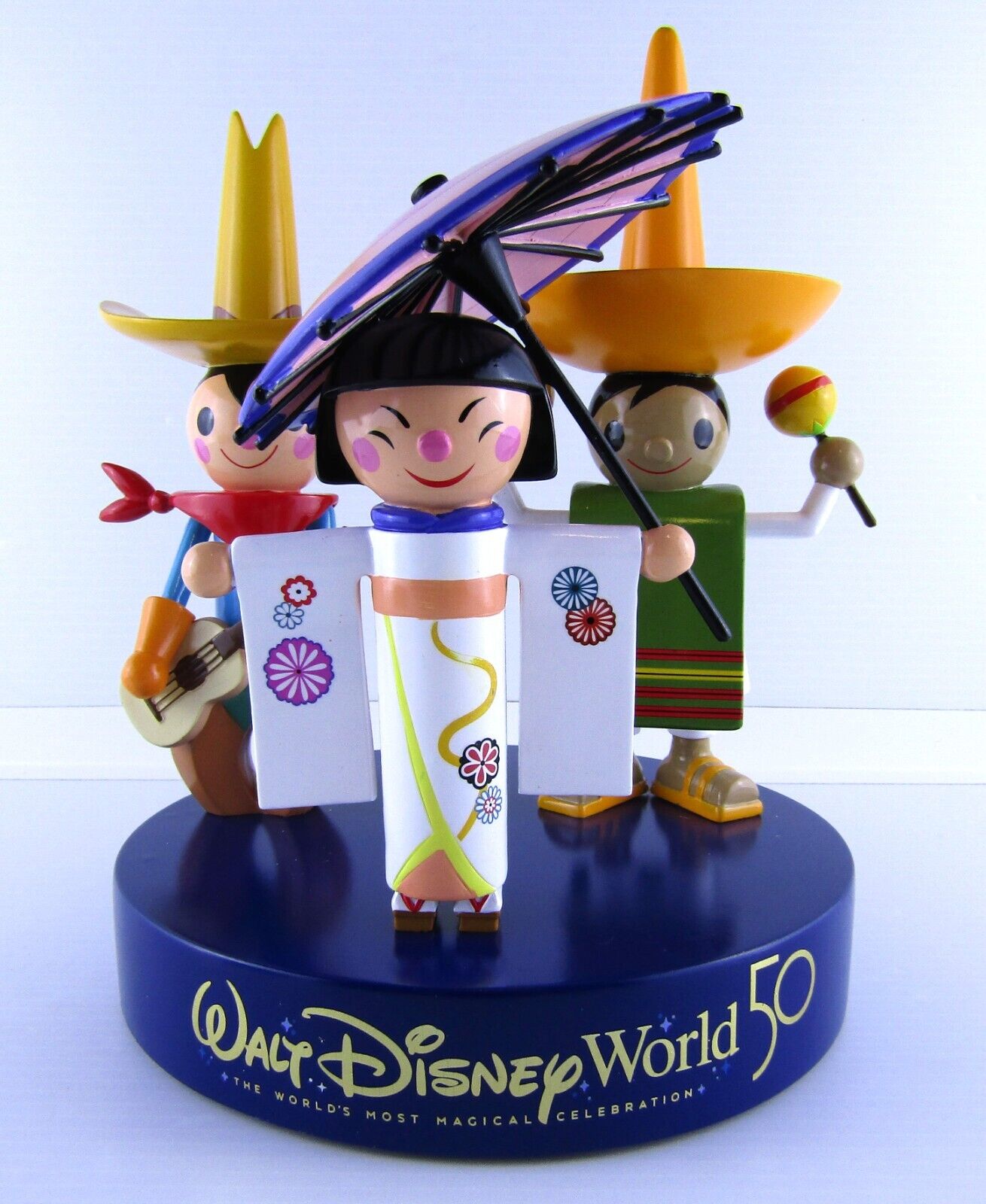 WDW Disney Parks 50th Anniversary It's a Small World Music Box Costa Alavezos
