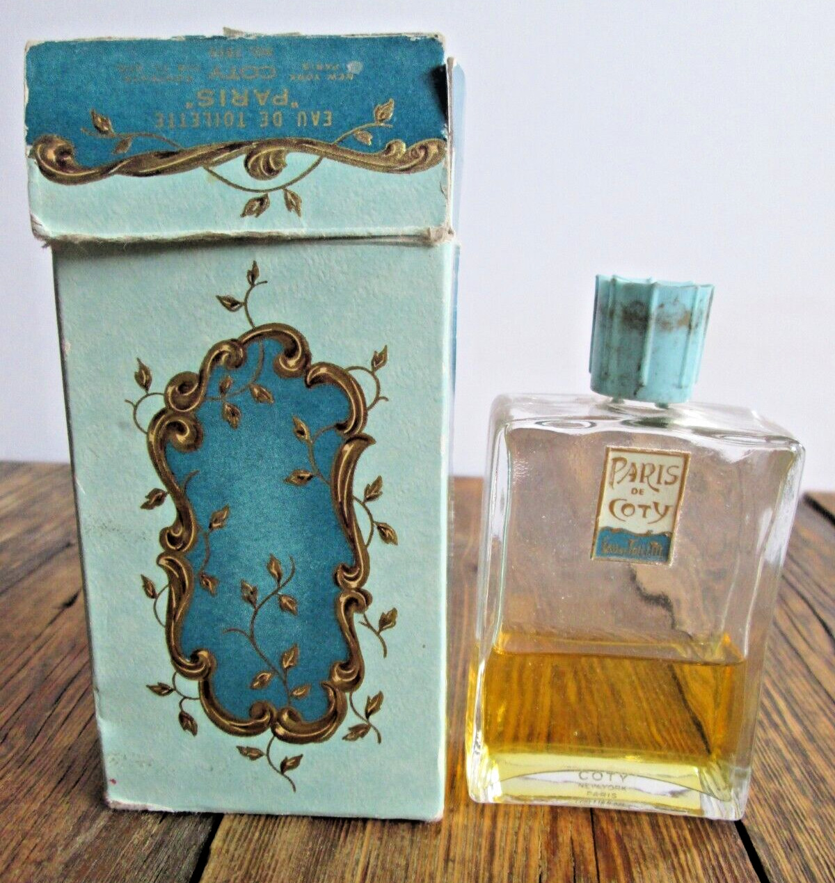Vintage Paris De Coty Eau de Toilette Splash Perfume 1.18 oz. #7515 Original Box
