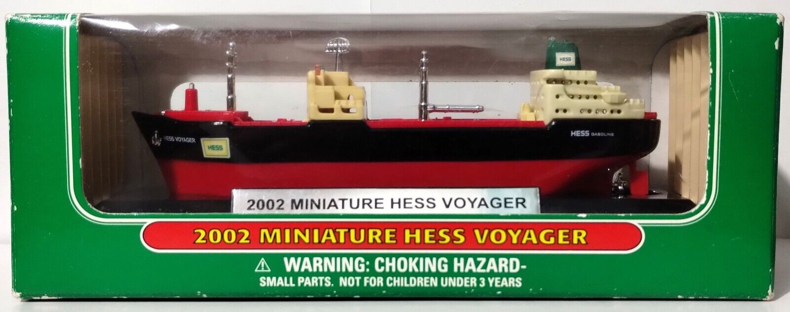 2002 Miniature Hess Voyager Oil Tanker Collectible Model - NIB