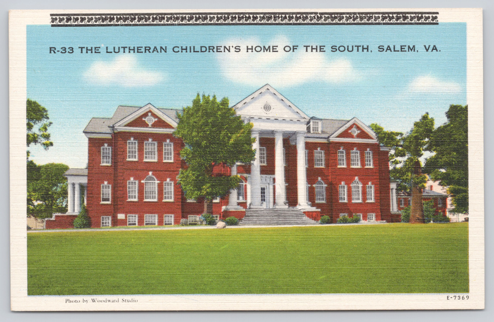 Lutheran Children\'s Home, Salem VA c1930 Postcard Orphanage Roanoke