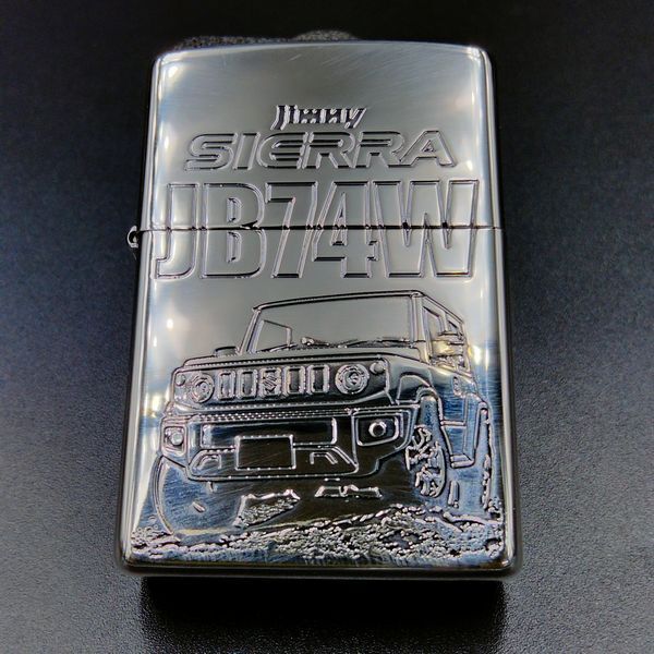 Suzuki Jimny Sierra JB74W Nickel Silver Zippo MIB