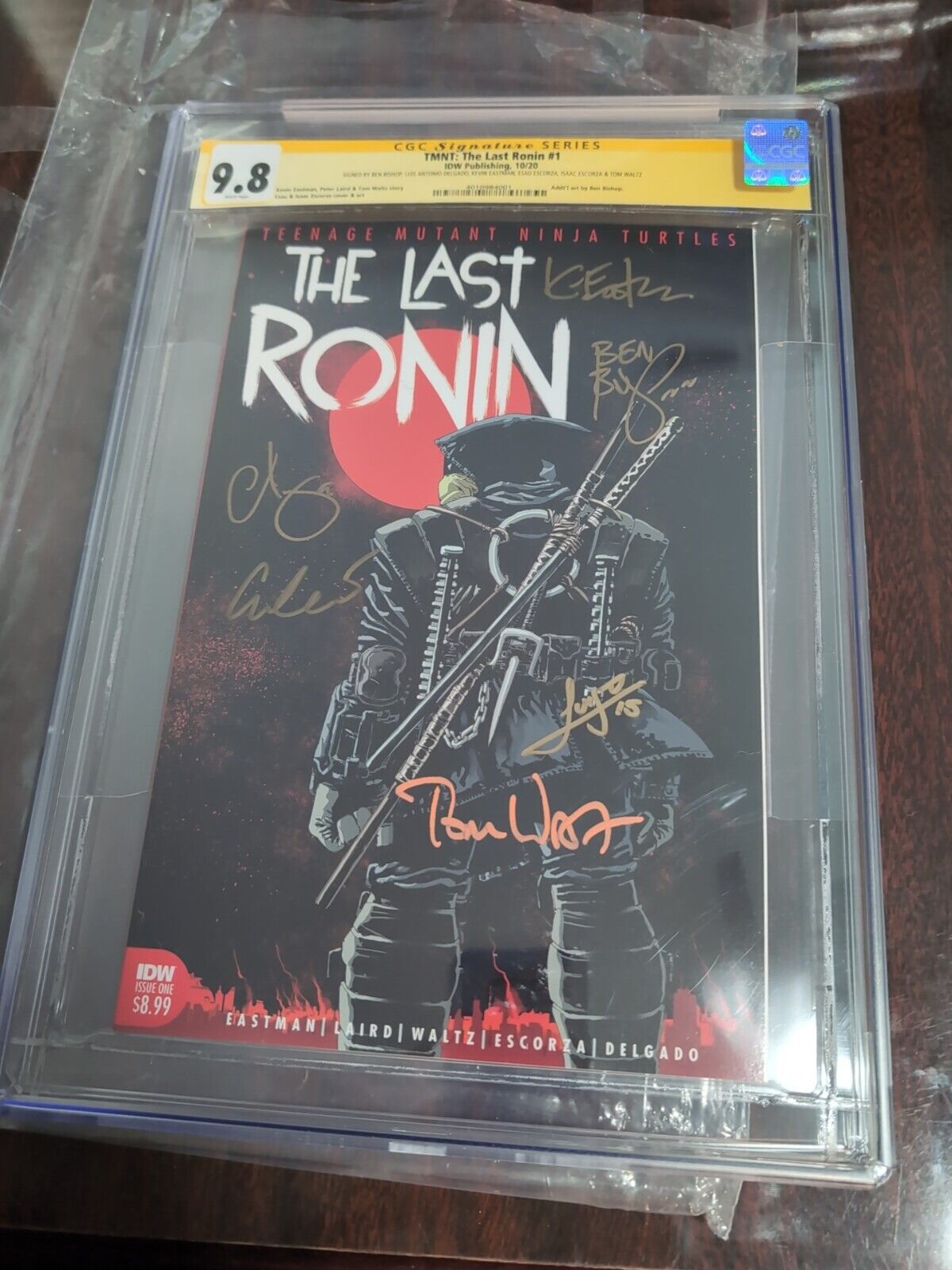 TMNT: The Last Ronin #1 Cover A CGC 9.8 2020 Signed 6x Kevin Eastman Ben Bishop