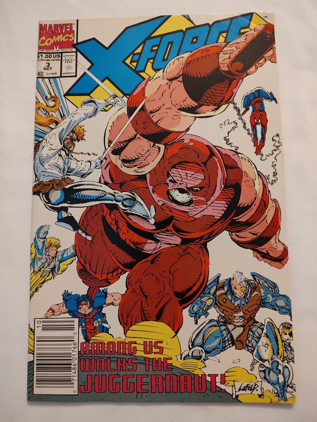 X-Force 3 October Among us walks the Juggernaut Marvel Comics 