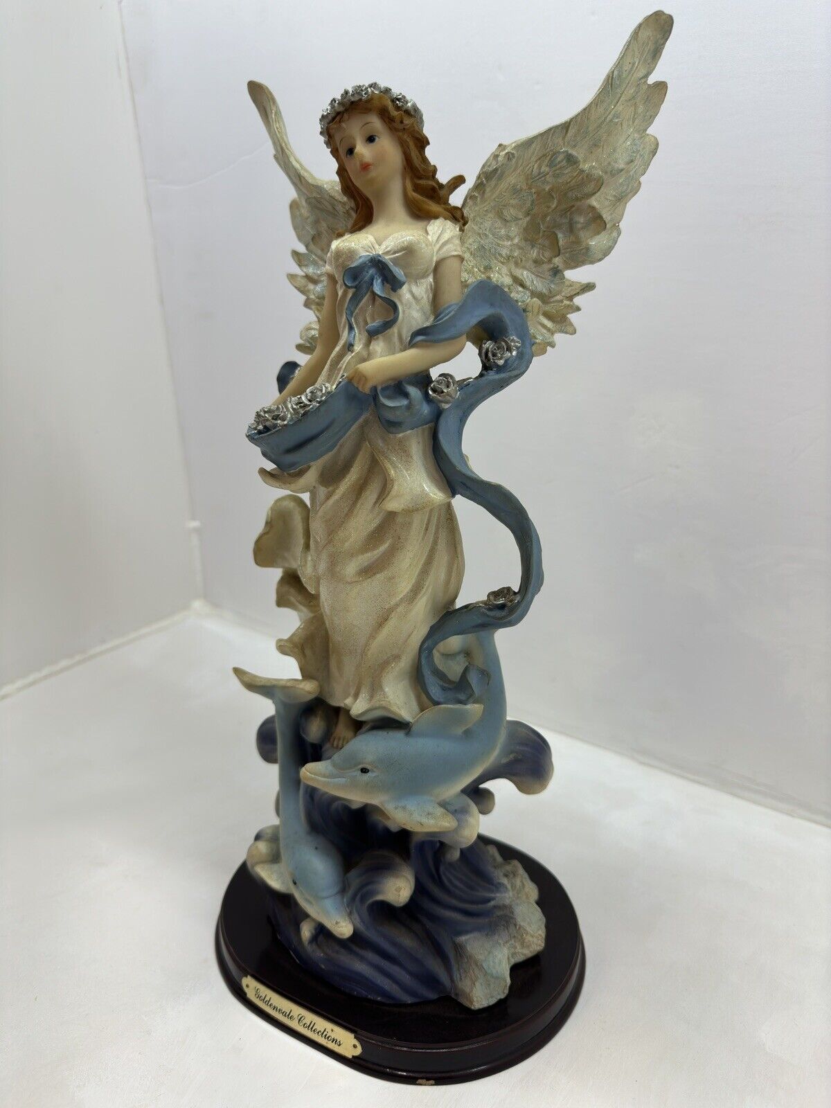 Vintage Angel Ceramic Statue Figurine 15\