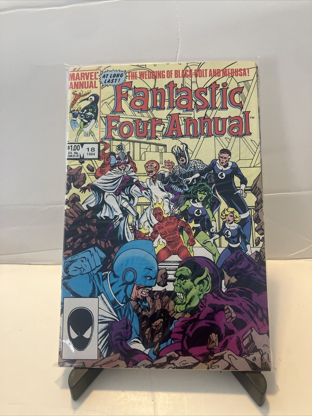 Fantastic Four Annual  #18 Wedding Medusa Black Bolt 1984 -