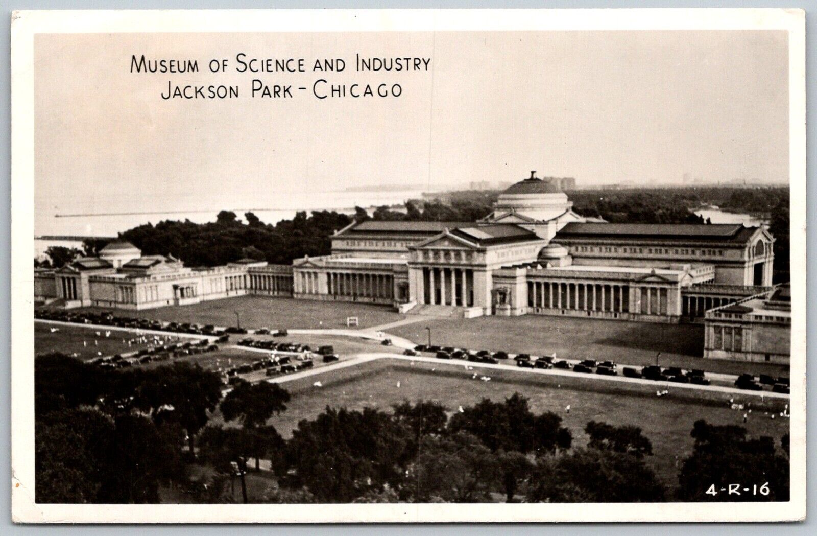 Chicago Illinois 1954 RPPC Real Photo Postcard Museum Of Science And Industry