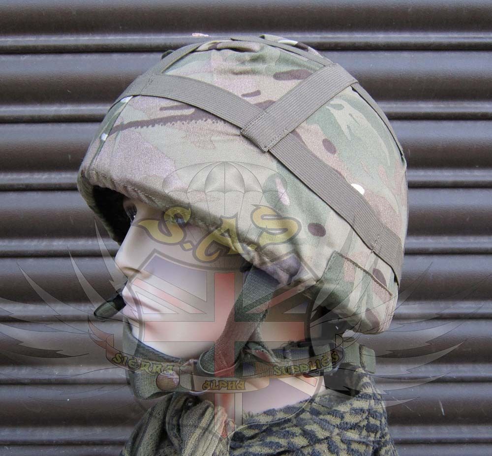 NEW BRITISH ARMY SURPLUS MTP CAMOUFLAGE MK.6 COTTON COVER WILL FIT PARA LID-SAS