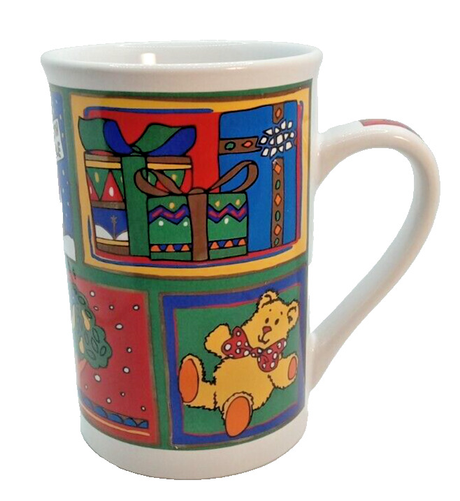 Fine Works Designs Limited Edition Christmas Collage Coffee Mug Cup