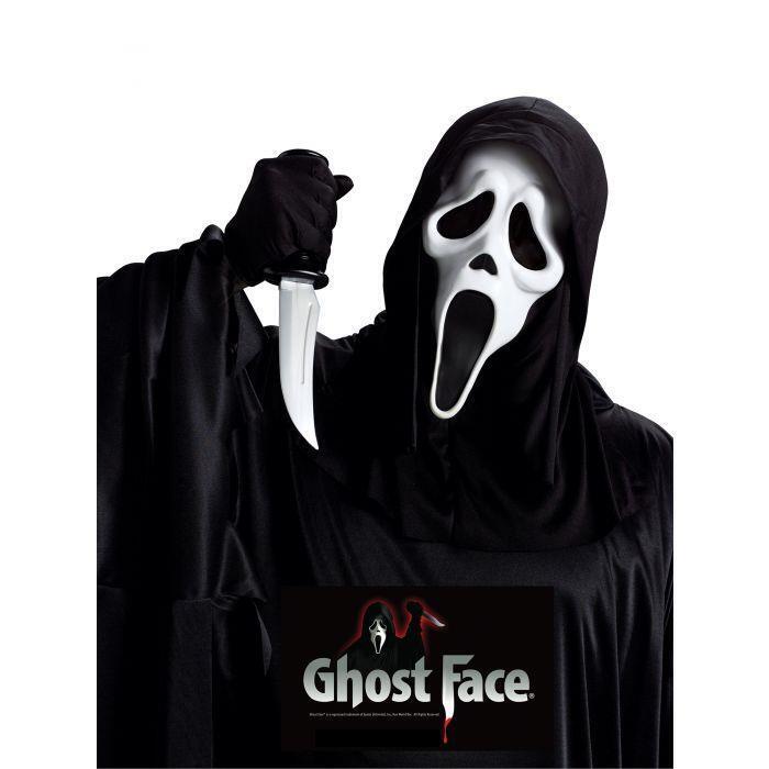 Ghost Face Mask With Knife