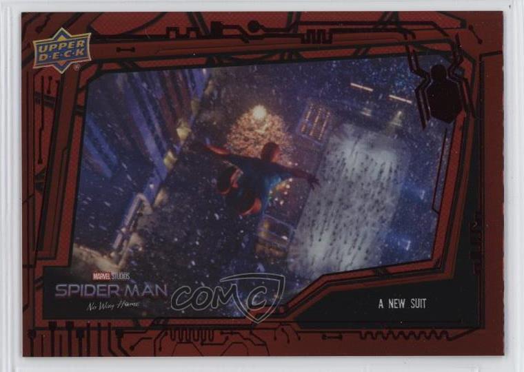 2023 Marvel Studios\' Spider-Man No Way Home Red Foil A New Suit #40 ki5