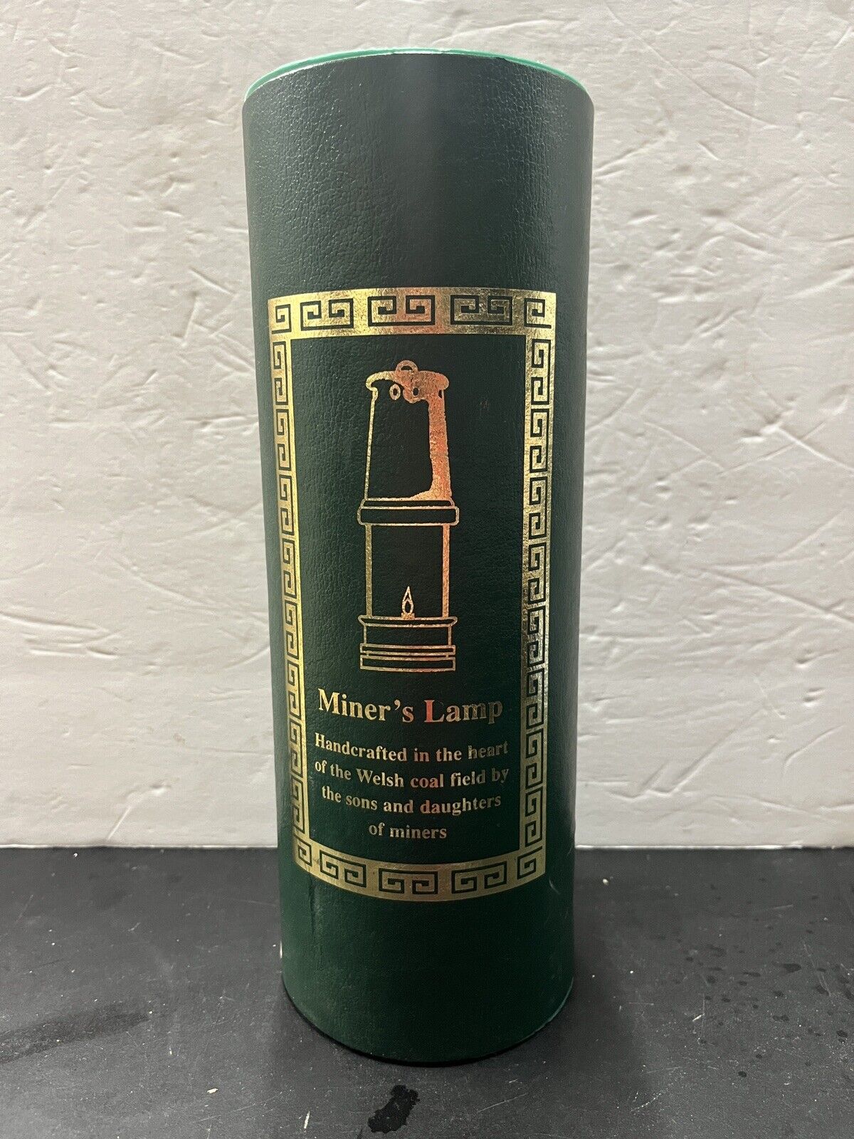 WELSH COAL MINER'S BRASS LAMP W/ALL ORIGINAL ACCESORIES & CERTIFICATE OF ORIGIN