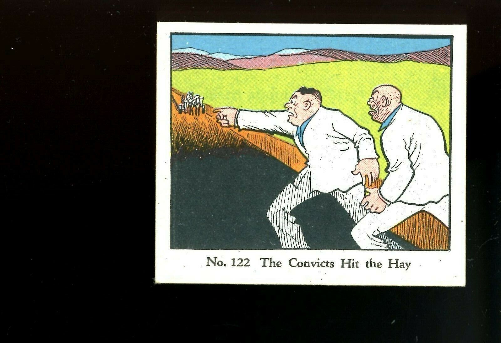 1937 R41 Walter H. Johnson Dick Tracy Caramels #122 The Convicts Hit the Hay