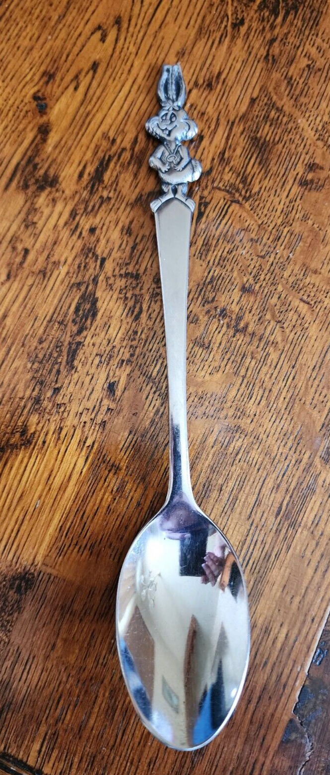 Vintage Nestle Quick QUIK Bunny Spoon 18/8 Stainless Steel Imperial 7.5\