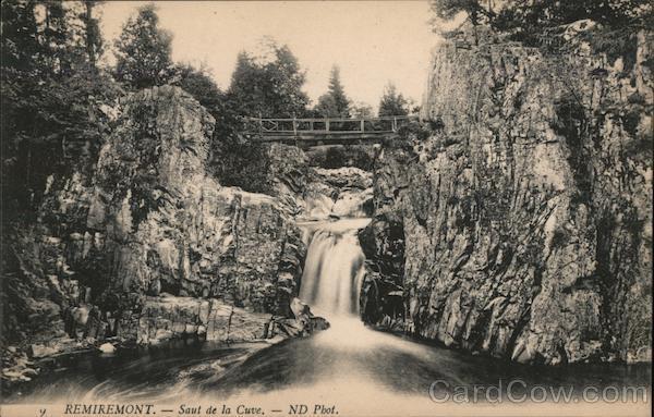 France Remiremont-Saut de la Cuve Postcard Vintage Post Card