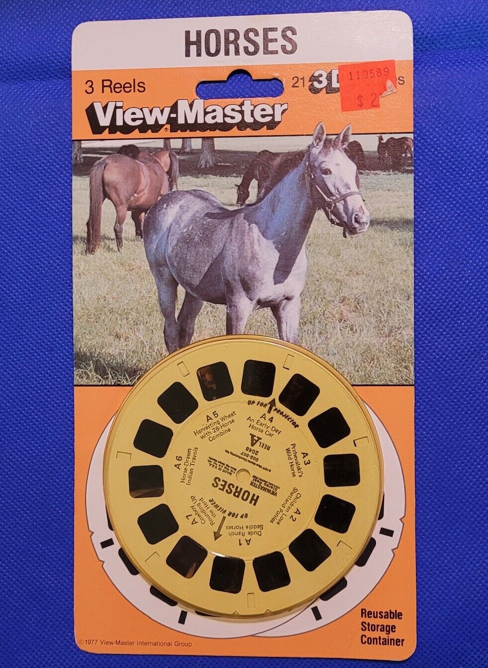 Gaf Sealed 2048 Horses Breeds Special Subjects view-master 3 Reels Pack Packet