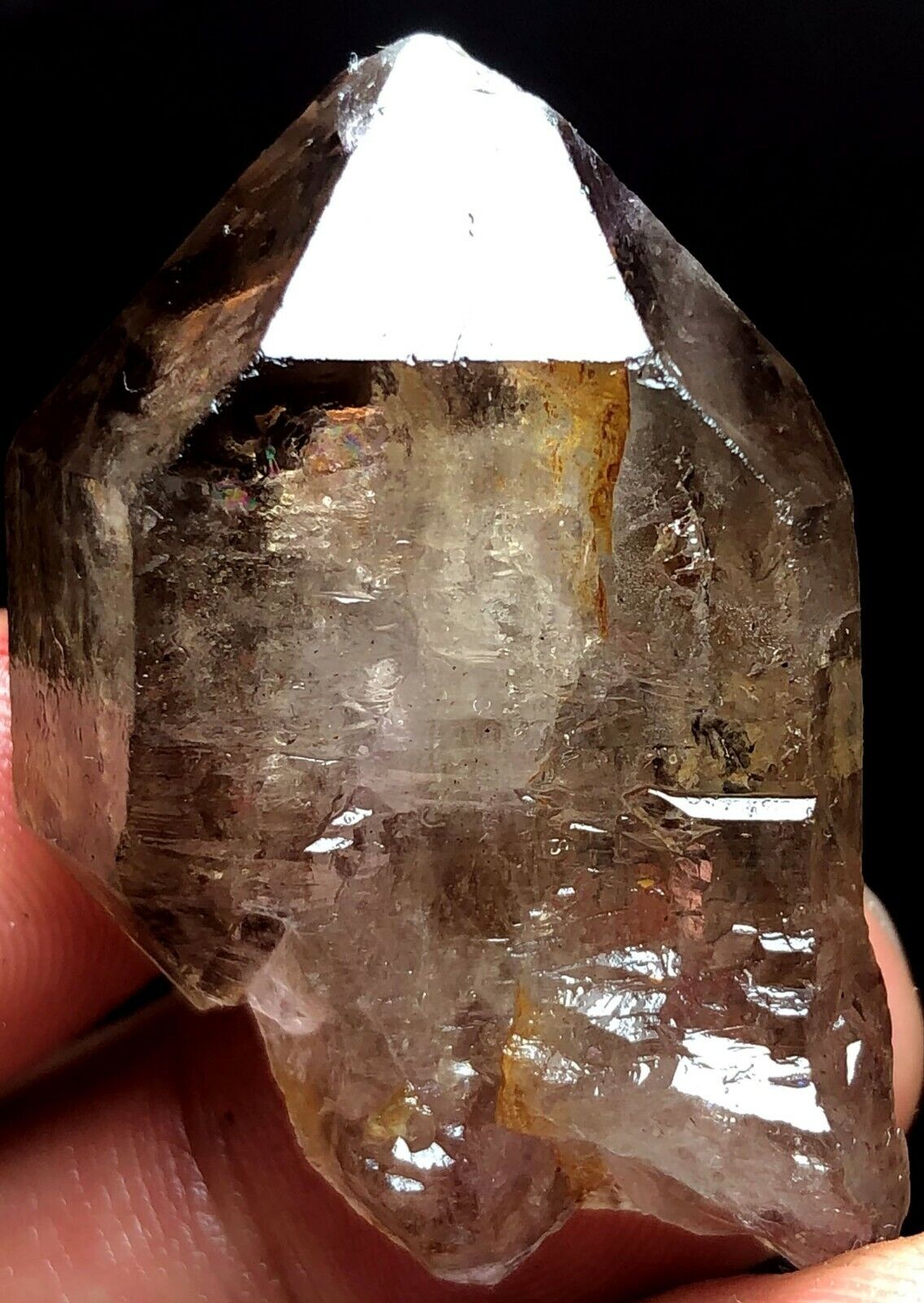 24g 1PC Diamond Grade  Super Seven Skeletal Amethyst Quartz Crystal  j111