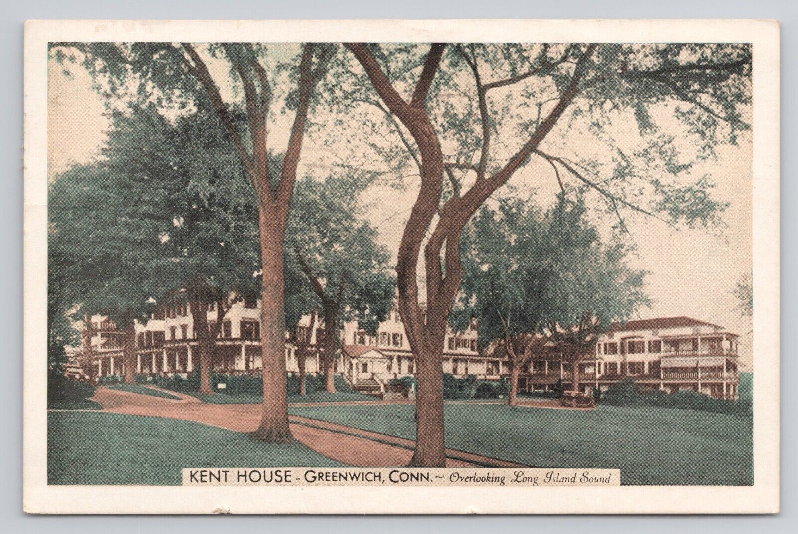 Postcard Kent House Greenwich Connecticut 1946